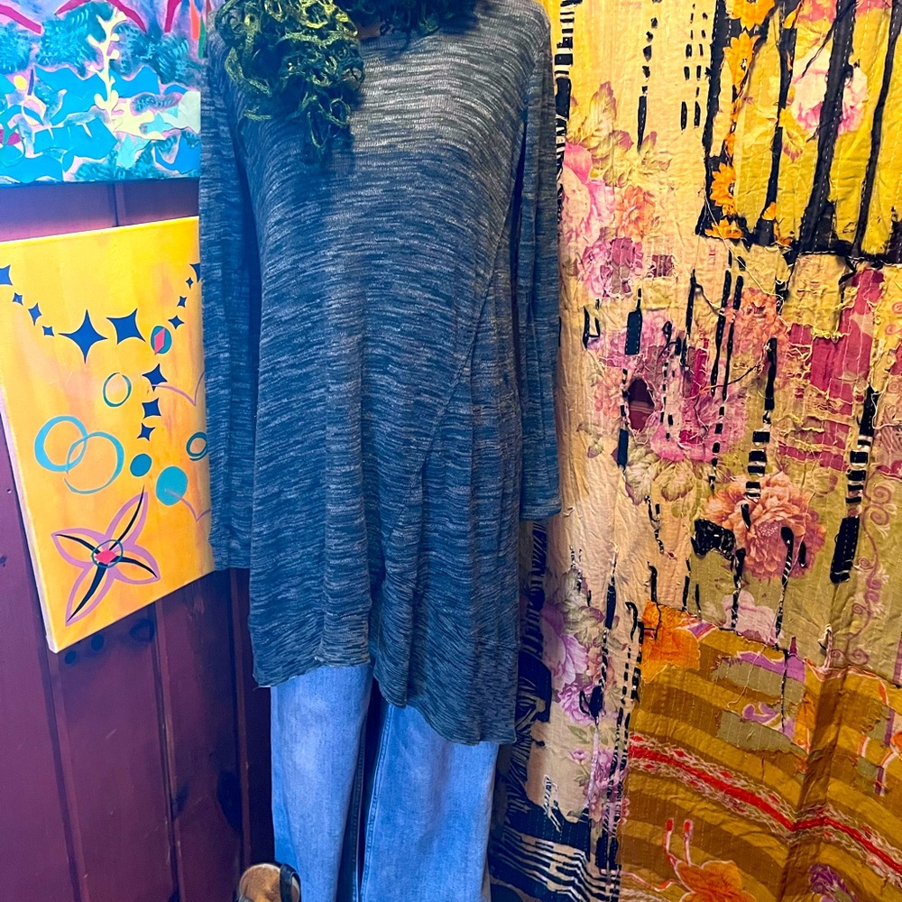 WILT Green Tweed Tunic